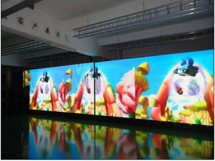 P3.91 indoor Led curve screen with rental cabinet